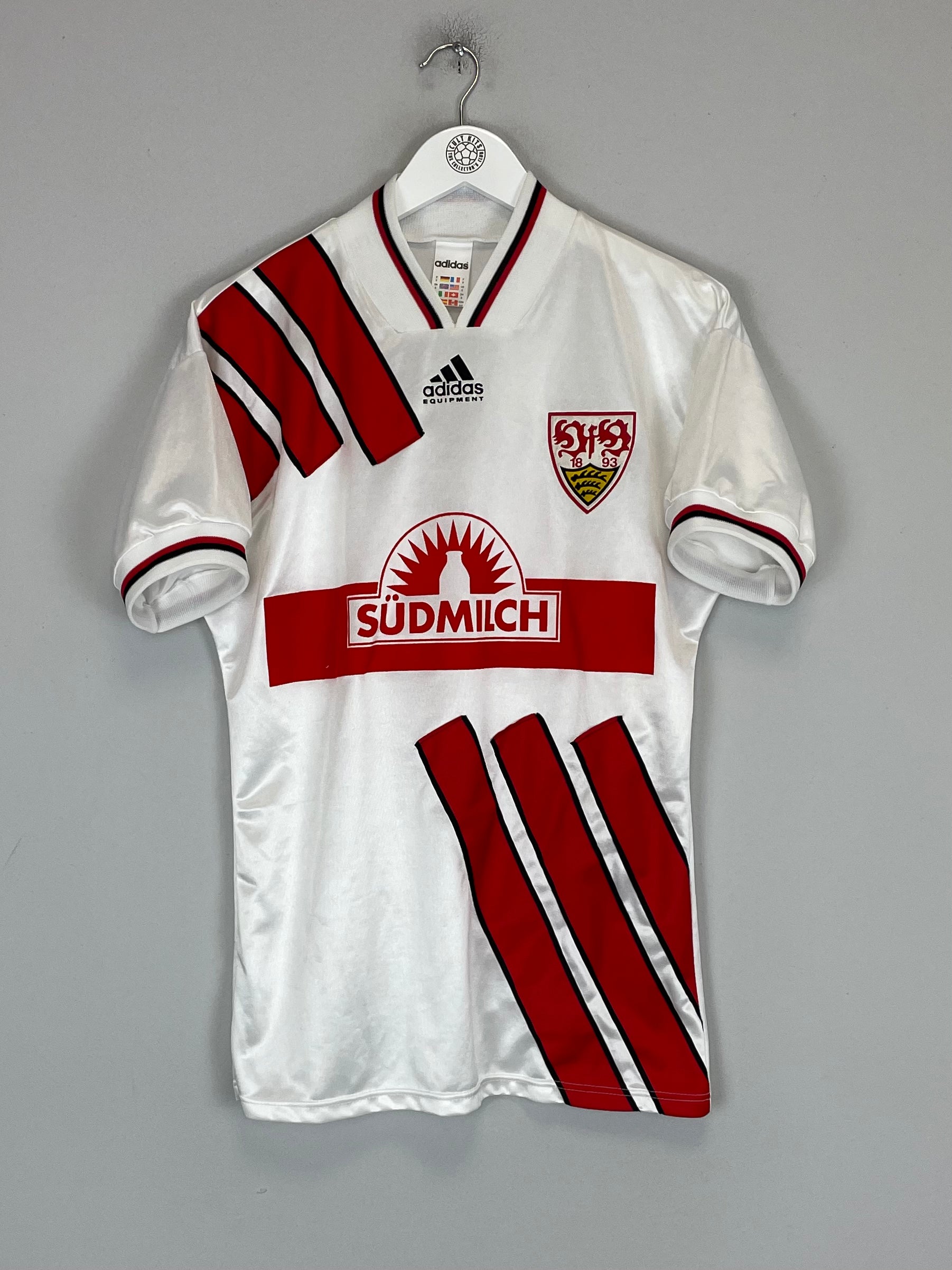 Shop 1993/95 STUTTGART BOBIC #11 HOME SHIRT (S) ADIDAS, classic football shirts, vintage football shirts & retro soccer jerseys at Cult Kits