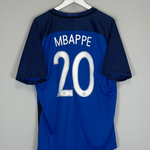 2016/17 FRANCE MBAPPE #20 HOME SHIRT (XL) NIKE