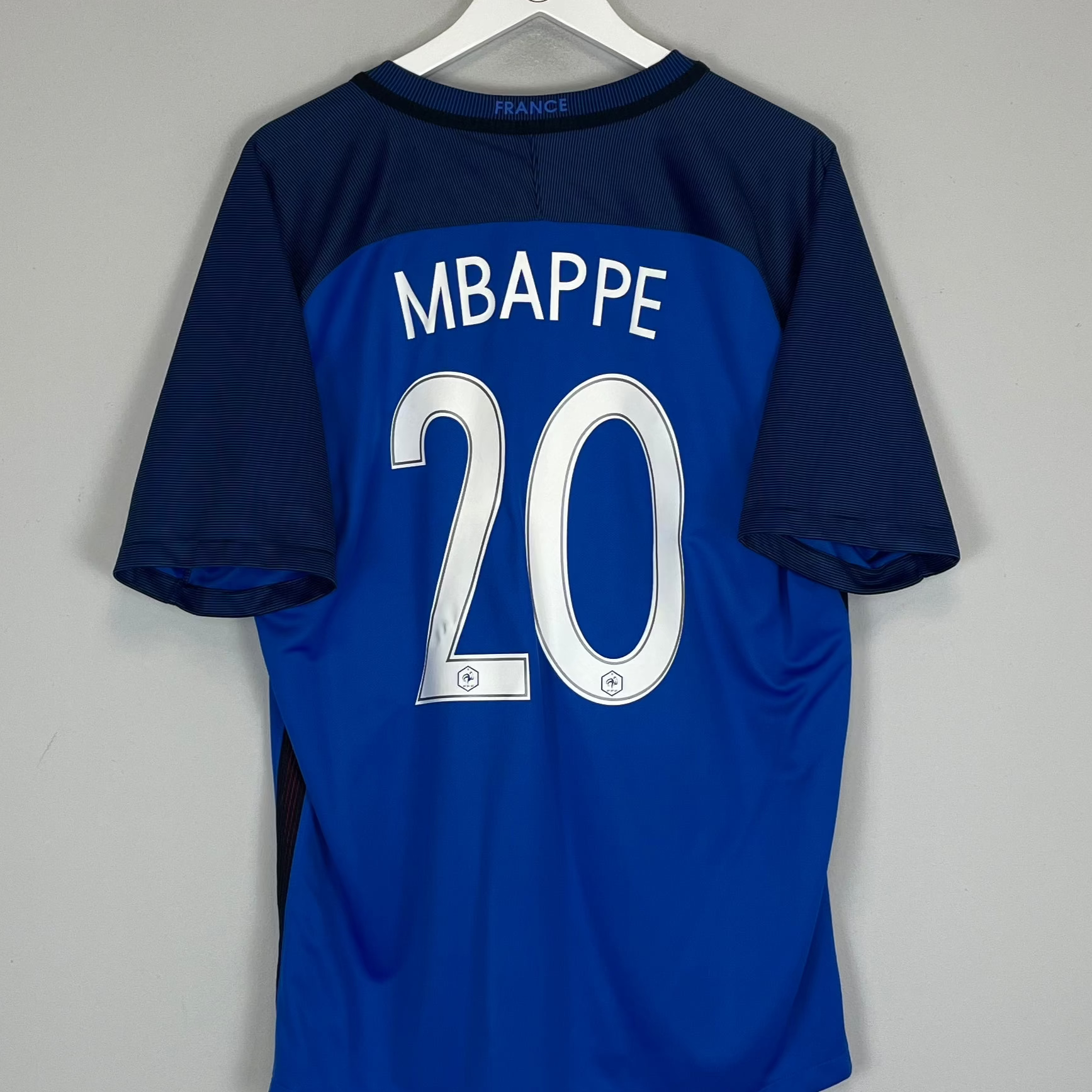 Shop 2016/17 FRANCE MBAPPE #20 HOME SHIRT (XL) NIKE, classic football shirts, vintage football shirts & retro soccer jerseys at Cult Kits