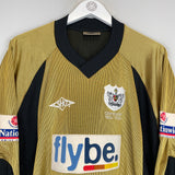 2004/05 EXETER CITY JONES #27 *MATCH WORN vs MANCHESTER UNITED* GK SHIRT (XL) SHO