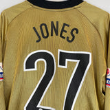 2004/05 EXETER CITY JONES #27 *MATCH WORN vs MANCHESTER UNITED* GK SHIRT (XL) SHO