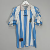 Shop 1995/96 ARGENTINA HOME SHIRT (M) ADIDAS, classic football shirts, vintage football shirts & retro soccer jerseys at Cult Kits
