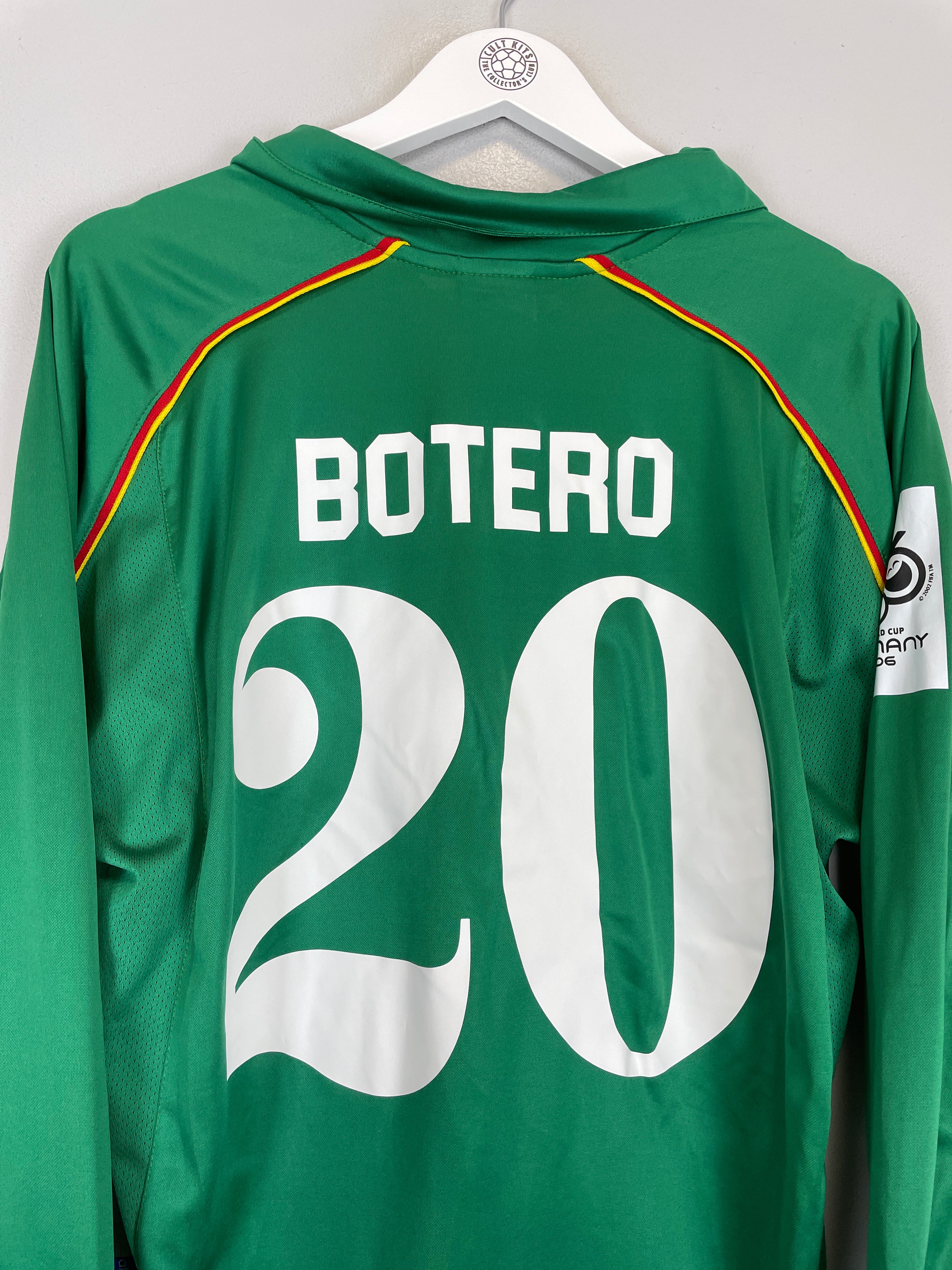 Shop 2004/06 BOLIVIA BOTERO #20 L/S HOME SHIRT (M) ATLETICA, classic football shirts, vintage football shirts & retro soccer jerseys at Cult Kits