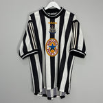Shop 1997/99 NEWCASTLE SHEARER #9 HOME SHIRT (XL) ADIDAS, classic football shirts, vintage football shirts & retro soccer jerseys at Cult Kits