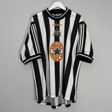 Shop 1997/99 NEWCASTLE SHEARER #9 HOME SHIRT (XL) ADIDAS, classic football shirts, vintage football shirts & retro soccer jerseys at Cult Kits