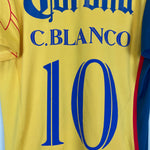 Shop 2007/08 CLUB AMERICA C.BLANCO #10 HOME SHIRT (L) NIKE, classic football shirts, vintage football shirts & retro soccer jerseys at Cult Kits