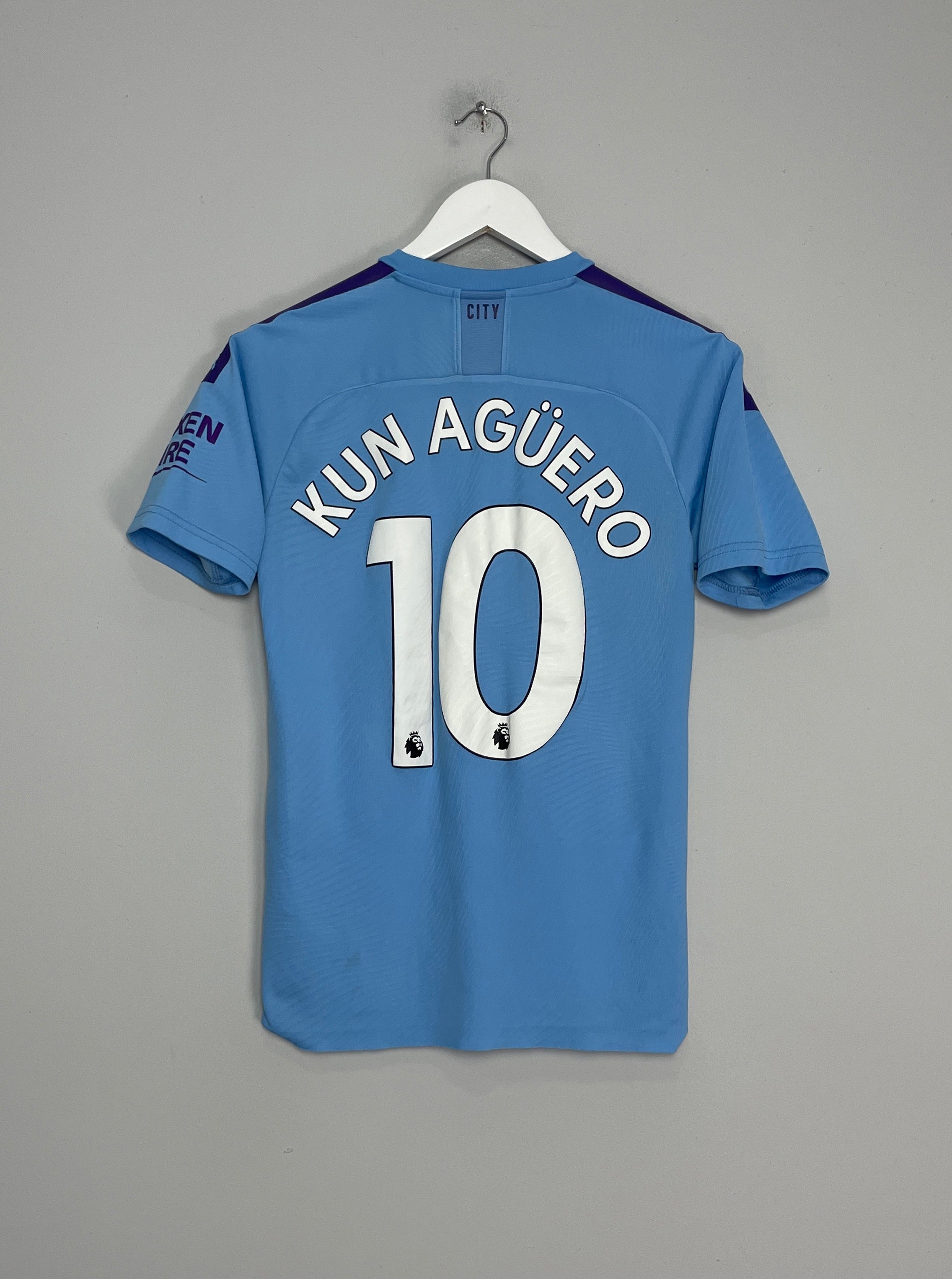 Shop 2019/20 MANCHESTER CITY KUN AGUERO #10 *125 YEAR* HOME SHIRT (S) PUMA, classic football shirts, vintage football shirts & retro soccer jerseys at Cult Kits