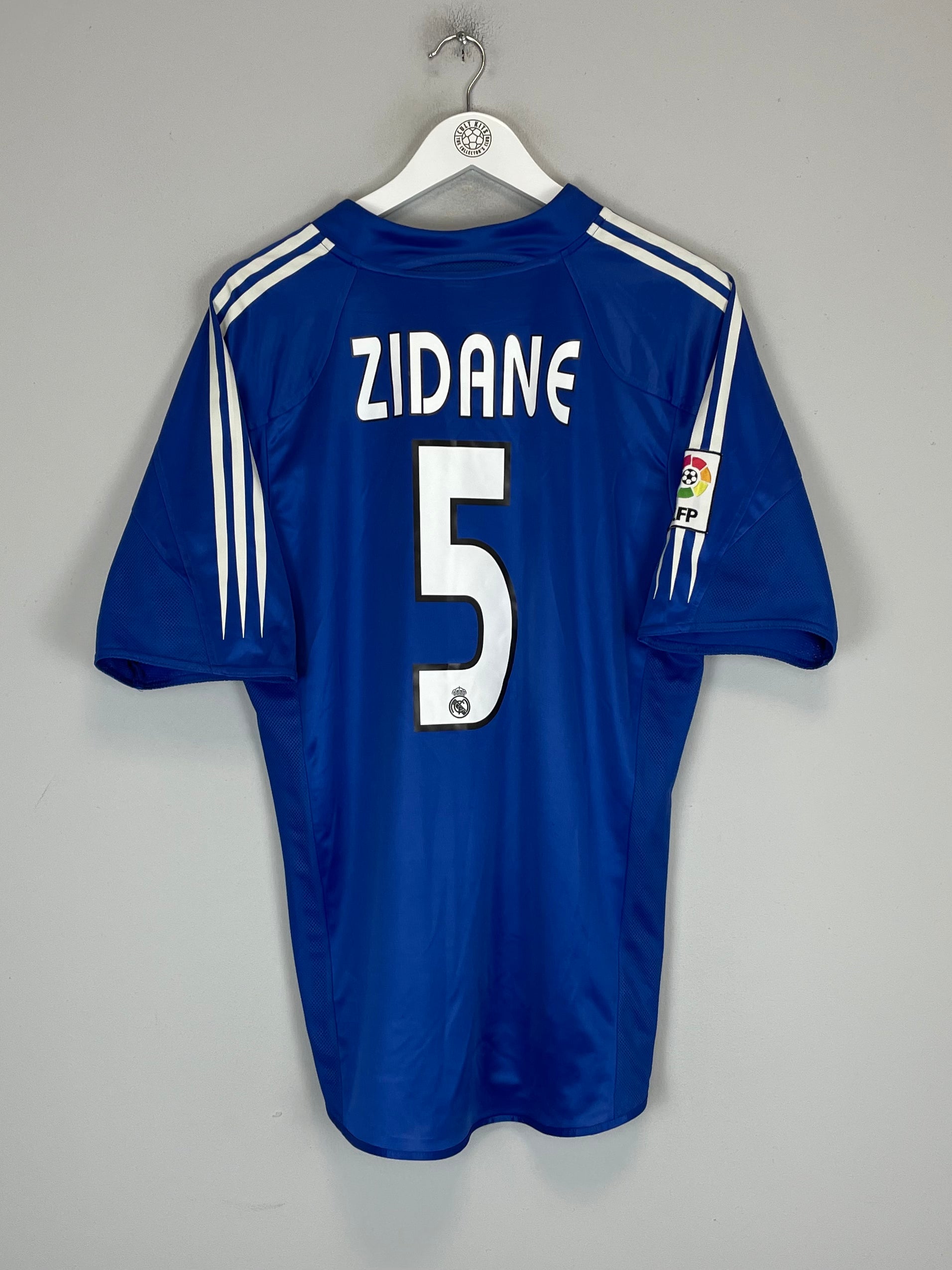 Shop 2004/05 REAL MADRID ZIDANE #5 THIRD SHIRT (L) ADIDAS, classic football shirts, vintage football shirts & retro soccer jerseys at Cult Kits