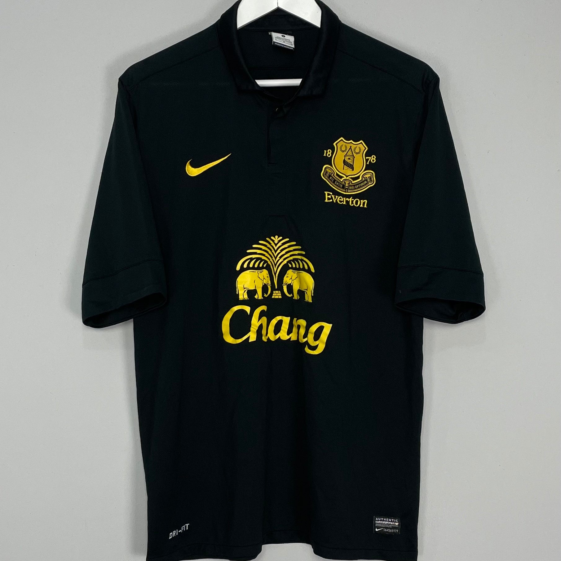 Shop 2012/13 EVERTON AWAY SHIRT (L) NIKE, classic football shirts, vintage football shirts & retro soccer jerseys at Cult Kits