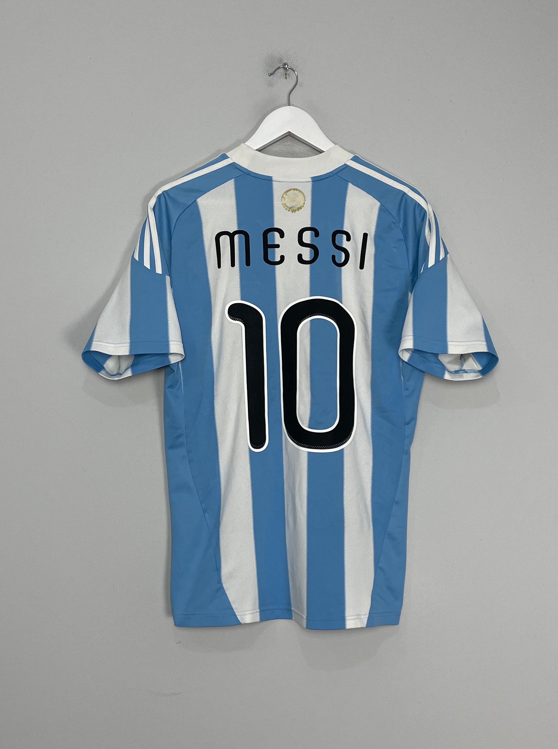 Shop 2010/11 ARGENTINA MESSI #10 HOME SHIRT (M) ADIDAS, classic football shirts, vintage football shirts & retro soccer jerseys at Cult Kits