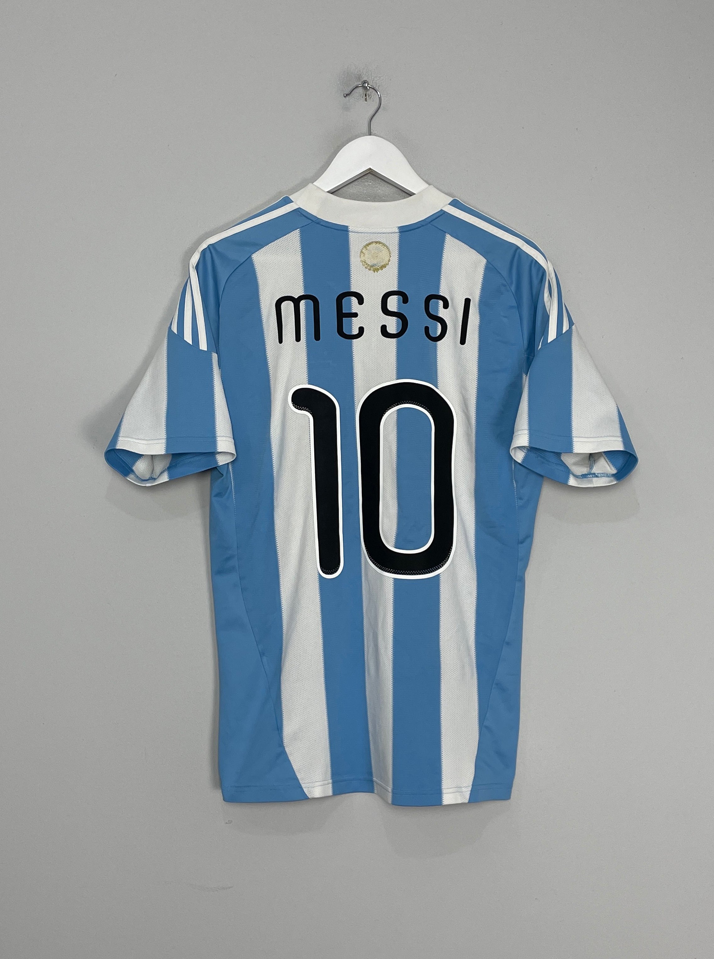 Shop 2010/11 ARGENTINA MESSI #10 HOME SHIRT (M) ADIDAS, classic football shirts, vintage football shirts & retro soccer jerseys at Cult Kits