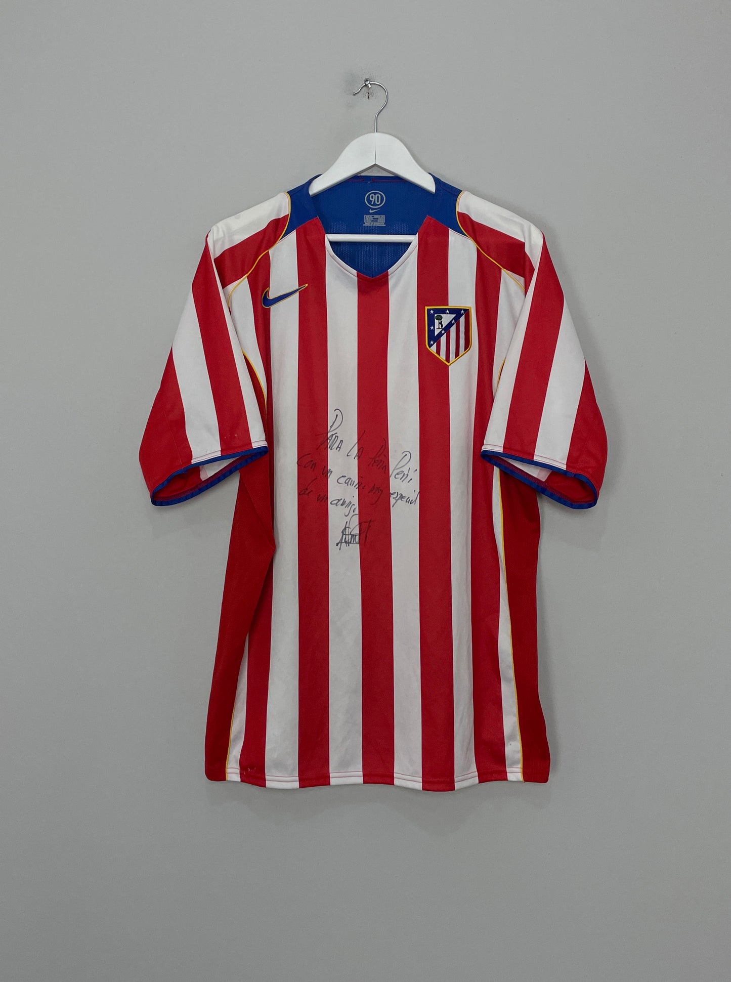 2004/05 ATLETICO MADRID F.TORRES #9 HOME SHIRT (XL) NIKE