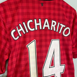 2012/13 MANCHESTER UNITED CHICHARITO #14 *BNWT* HOME SHIRT (S) NIKE