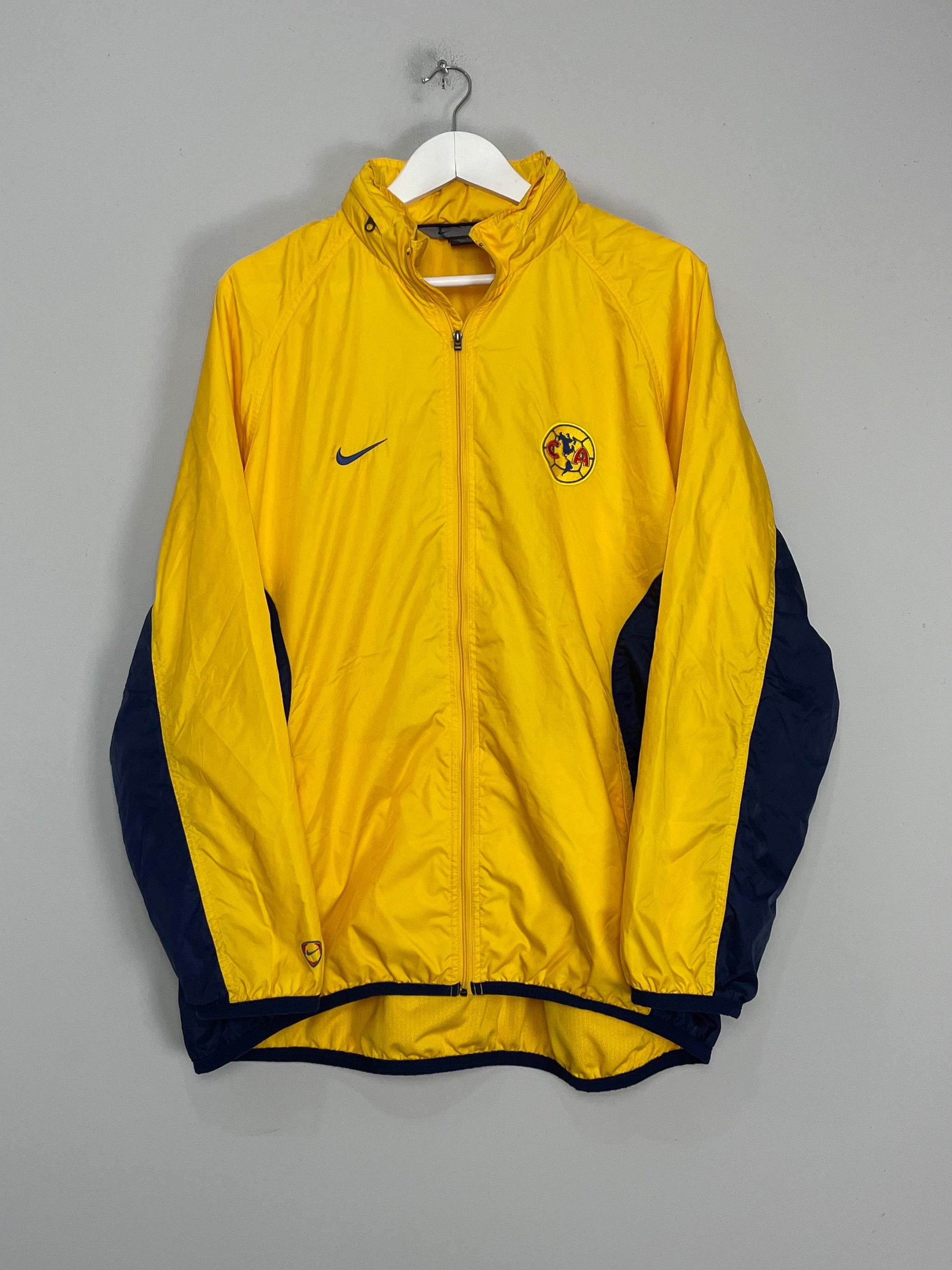 Shop 2001/02 CLUB AMERICA TRACK JACKET (L) NIKE, classic football shirts, vintage football shirts & retro soccer jerseys at Cult Kits