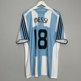 2007/09 ARGENTINA MESSI #18 HOME SHIRT (XL) ADIDAS