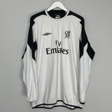 Shop 2004/05 CHELSEA CECH #1 GK SHIRT (XXL) UMBRO, classic football shirts, vintage football shirts & retro soccer jerseys at Cult Kits