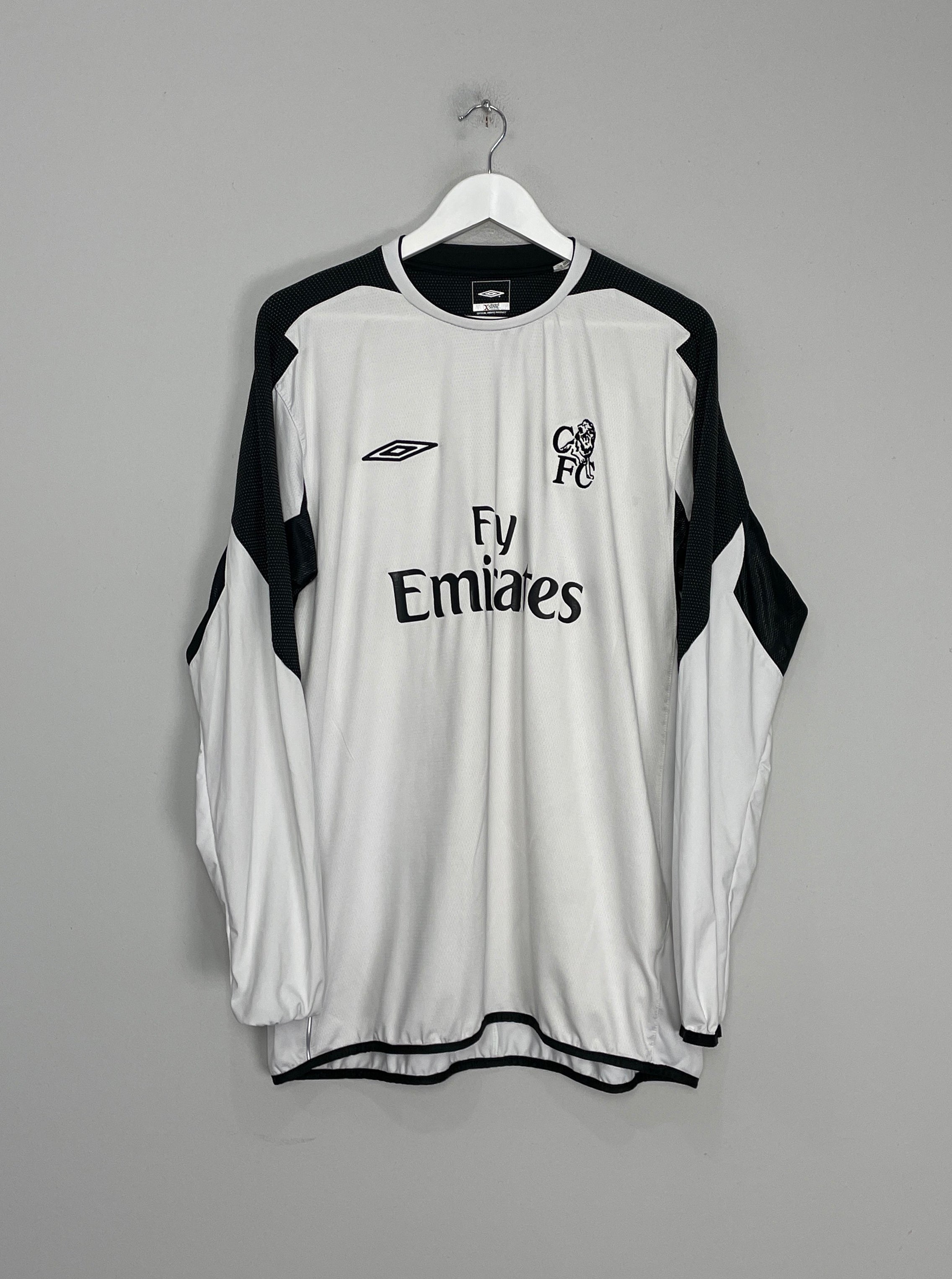 Shop 2004/05 CHELSEA CECH #1 GK SHIRT (XXL) UMBRO, classic football shirts, vintage football shirts & retro soccer jerseys at Cult Kits