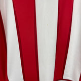 2008/09 AALBORG BEAUCHAMP #4 *MATCH WORN vs MANCHESTER UNITED* HOME SHIRT (XL) HUMMEL