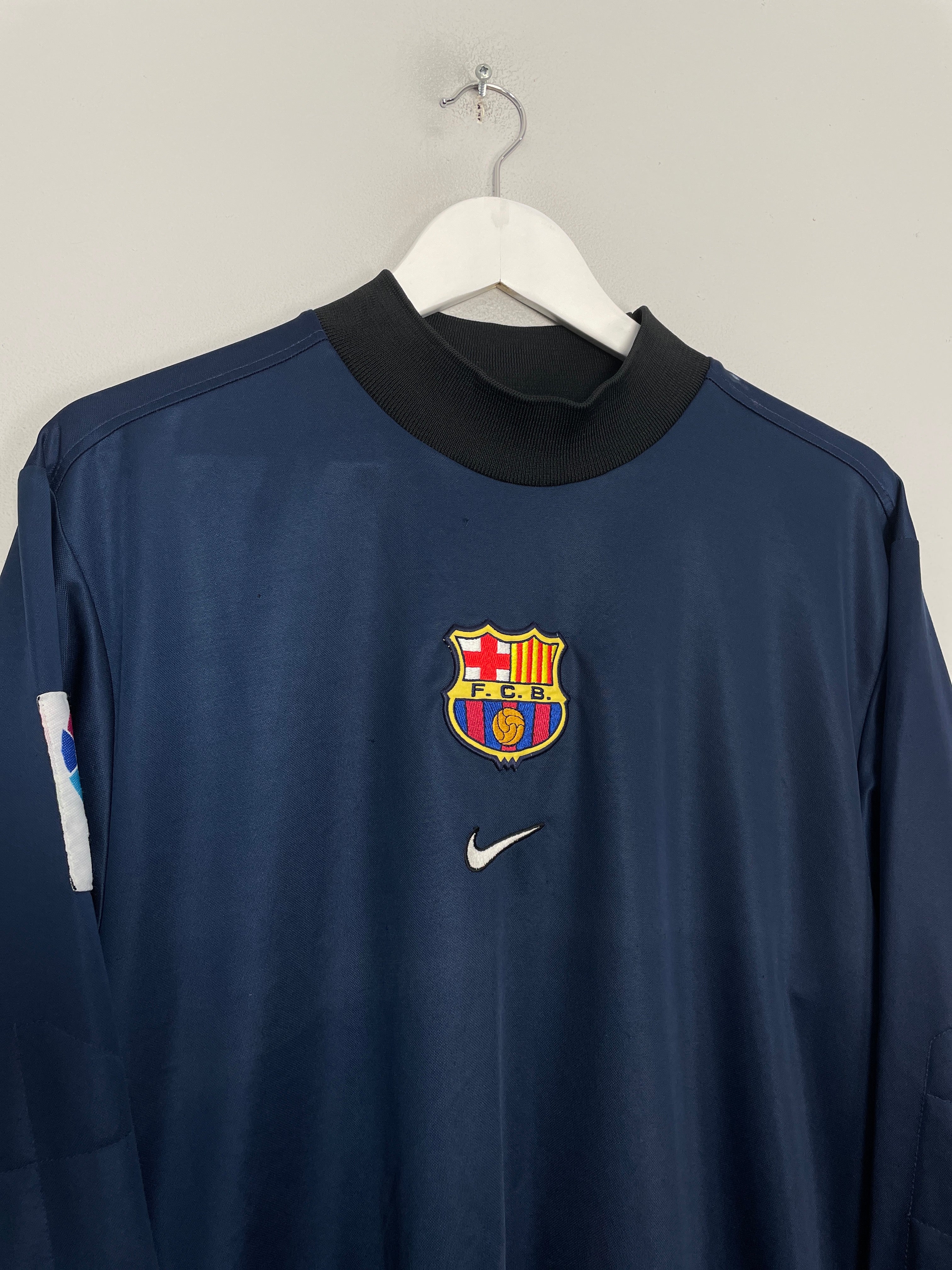 Shop 1998/99 BARCELONA GK SHIRT (M) NIKE, classic football shirts, vintage football shirts & retro soccer jerseys at Cult Kits