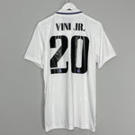 2022/23 REAL MADRID VINI JR #20 HOME SHIRT (M) ADIDAS