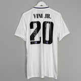 2022/23 REAL MADRID VINI JR #20 HOME SHIRT (M) ADIDAS