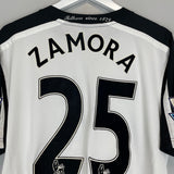 2009/10 FULHAM ZAMORA #25 *MATCH WORN vs MANCHESTER UNITED* HOME SHIRT (L) NIKE