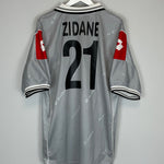 Shop 2000/01 JUVENTUS ZIDANE #21 THIRD SHIRT (XL) LOTTO, classic football shirts, vintage football shirts & retro soccer jerseys at Cult Kits