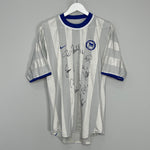2000/01 HERTHA BERLIN *SQUAD SIGNED* AWAY SHIRT (M) NIKE