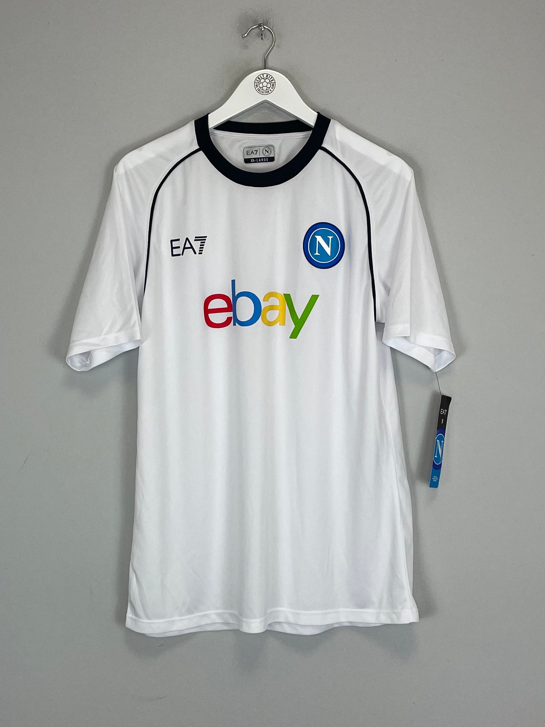 Shop 2023/24 NAPOLI *BNWT* AWAY SHIRT (XXL) EA7, classic football shirts, vintage football shirts & retro soccer jerseys at Cult Kits