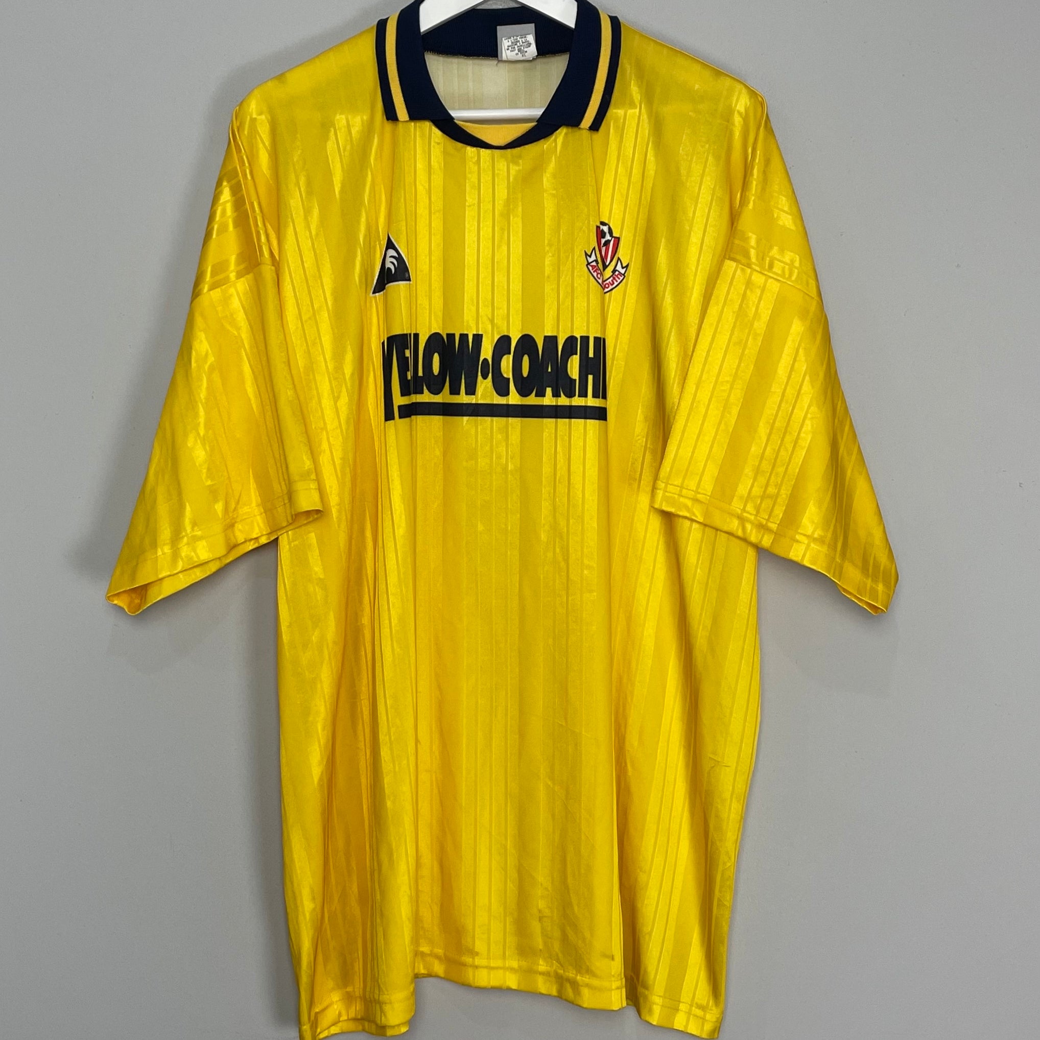 Shop 1995/96 BOURNEMOUTH AWAY SHIRT (XL) LE COQ, classic football shirts, vintage football shirts & retro soccer jerseys at Cult Kits