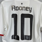Shop 2012/14 MANCHESTER UNITED ROONEY #10 AWAY SHIRT (L) NIKE, classic football shirts, vintage football shirts & retro soccer jerseys at Cult Kits