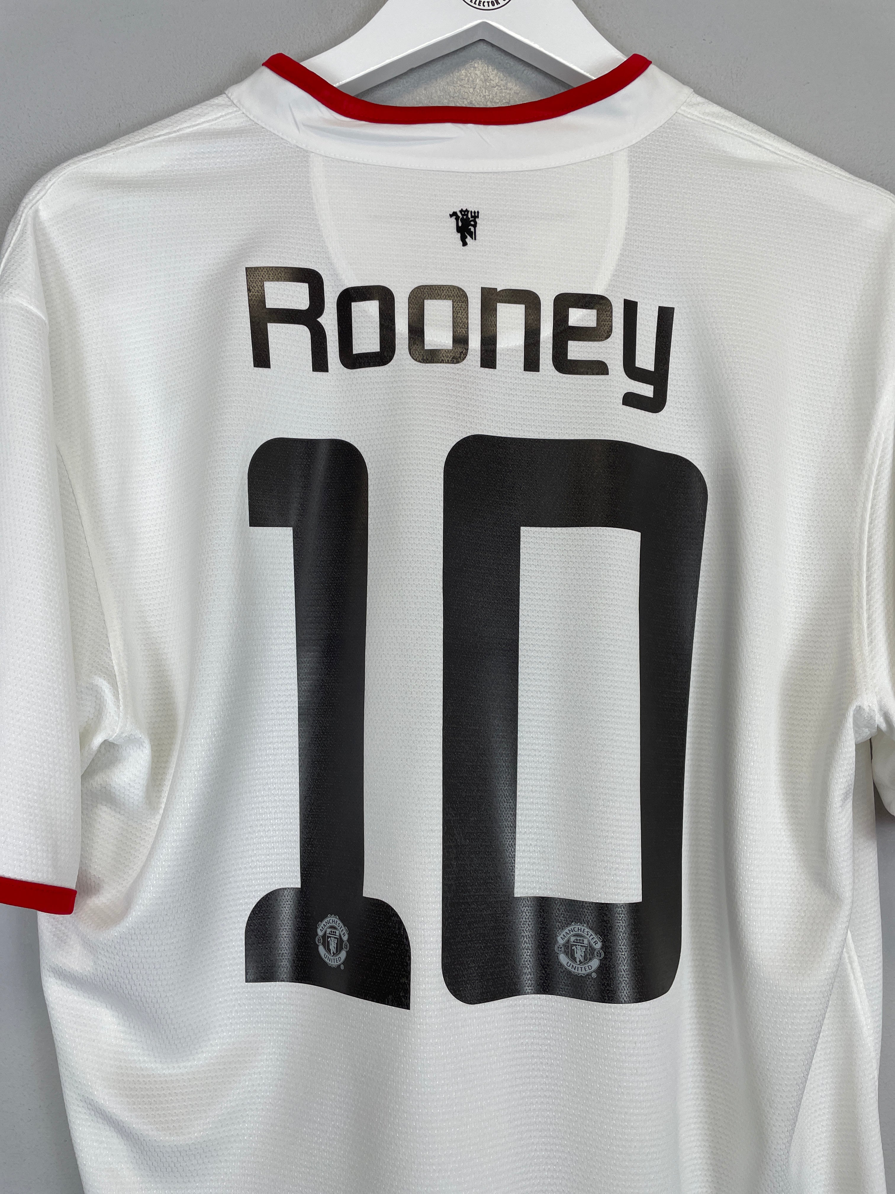Shop 2012/14 MANCHESTER UNITED ROONEY #10 AWAY SHIRT (L) NIKE, classic football shirts, vintage football shirts & retro soccer jerseys at Cult Kits
