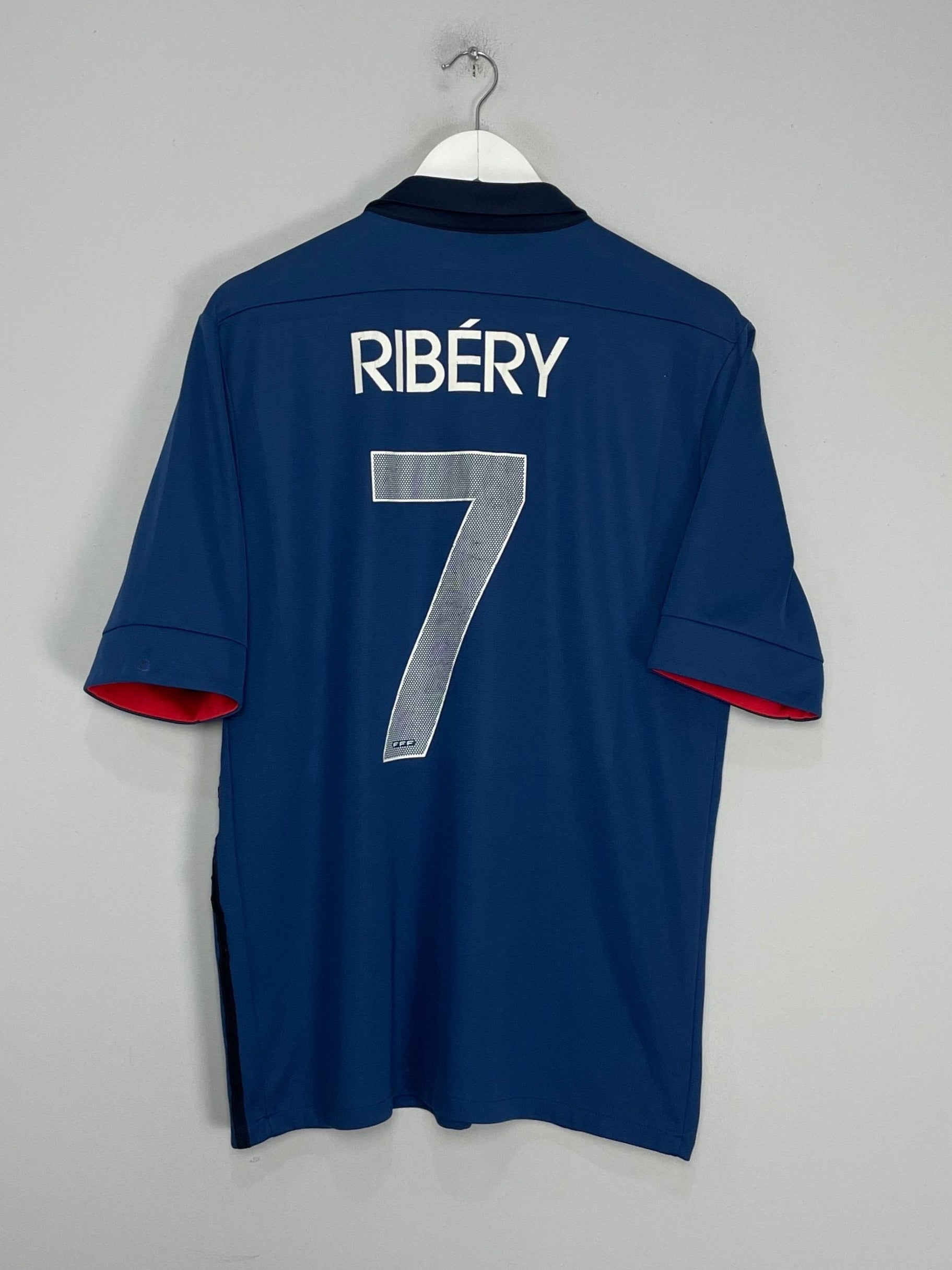 Shop 2011/12 FRANCE RIBERY #7 HOME SHIRT (L) NIKE, classic football shirts, vintage football shirts & retro soccer jerseys at Cult Kits