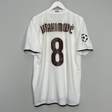 2009/10 INTER MILAN IBRAHIMOVIC #8 C/L AWAY SHIRT (XL) NIKE