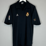 Shop 2002/03 REAL MADRID ZIDANE #5 *CENTENARY* AWAY SHIRT (L) ADIDAS, classic football shirts, vintage football shirts & retro soccer jerseys at Cult Kits