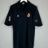 Shop 2002/03 REAL MADRID ZIDANE #5 *CENTENARY* AWAY SHIRT (L) ADIDAS, classic football shirts, vintage football shirts & retro soccer jerseys at Cult Kits