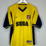 Shop 1999/01 ARSENAL VIEIRA #4 AWAY SHIRT (L) NIKE, classic football shirts, vintage football shirts & retro soccer jerseys at Cult Kits