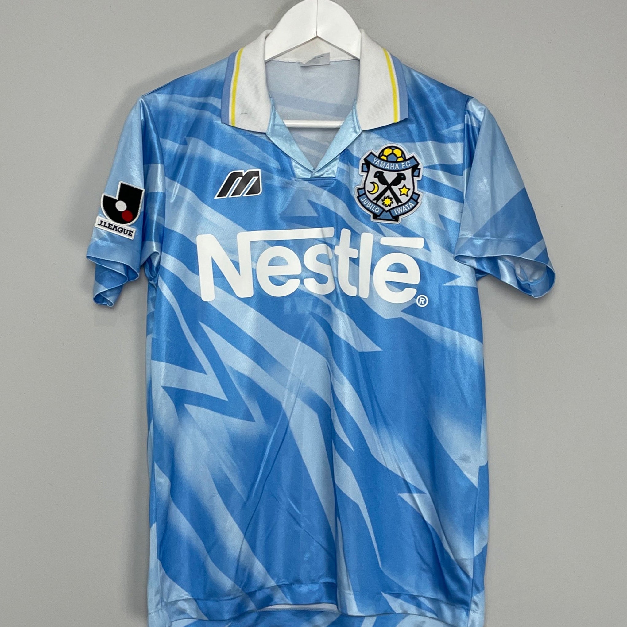Shop 1994/95 JUBILO IWATA HOME SHIRT (M) MIZUNO, classic football shirts, vintage football shirts & retro soccer jerseys at Cult Kits