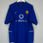 Shop 2002/03 MANCHESTER UNITED BECKHAM #7 THIRD SHIRT (XL) NIKE, classic football shirts, vintage football shirts & retro soccer jerseys at Cult Kits