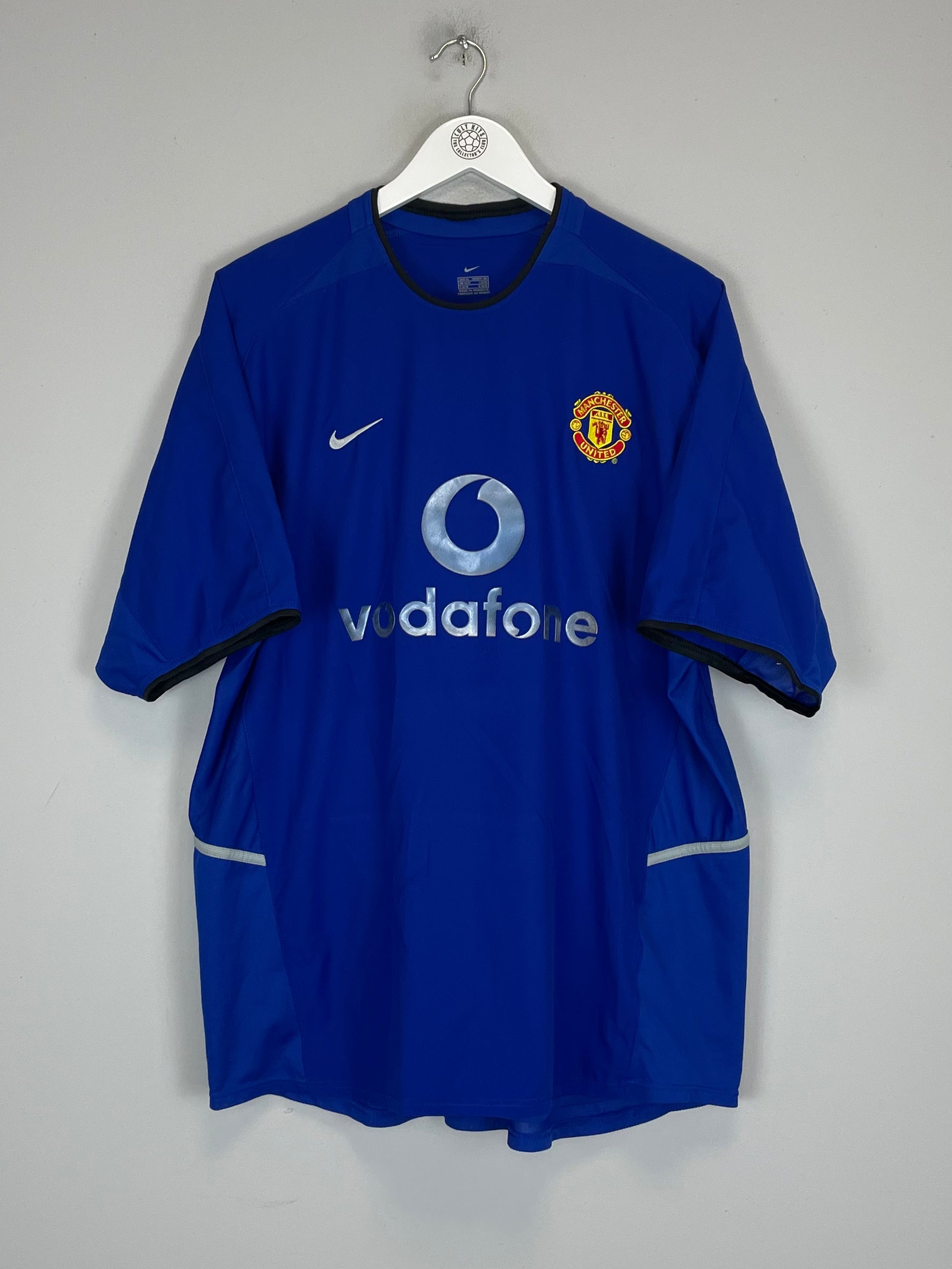 Shop 2002/03 MANCHESTER UNITED BECKHAM #7 THIRD SHIRT (XL) NIKE, classic football shirts, vintage football shirts & retro soccer jerseys at Cult Kits