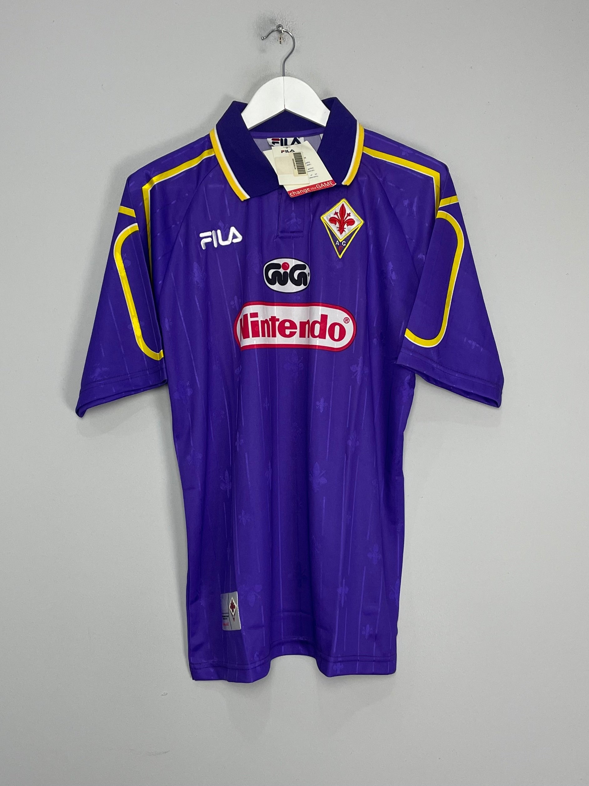 Shop 1997/98 FIORENTINA *BNWT* HOME SHIRT (S) FILA, classic football shirts, vintage football shirts & retro soccer jerseys at Cult Kits