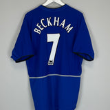 Shop 2002/03 MANCHESTER UNITED BECKHAM #7 THIRD SHIRT (XL) NIKE, classic football shirts, vintage football shirts & retro soccer jerseys at Cult Kits