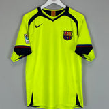 2005/06 BARCELONA RONALDINHO #10 AWAY SHIRT (M) NIKE