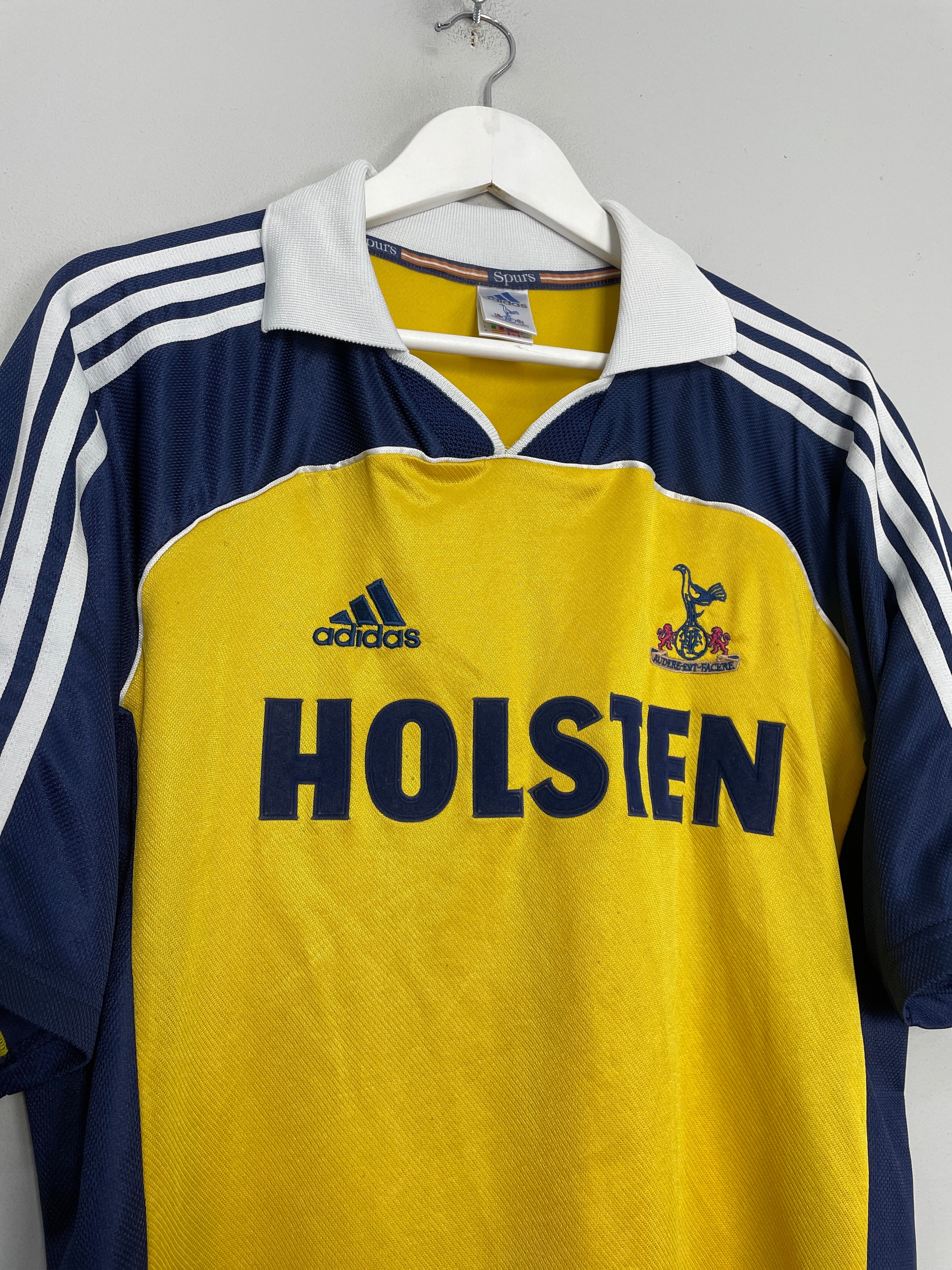 Shop 1999/01 TOTTENHAM AWAY SHIRT (L) ADIDAS, classic football shirts, vintage football shirts & retro soccer jerseys at Cult Kits