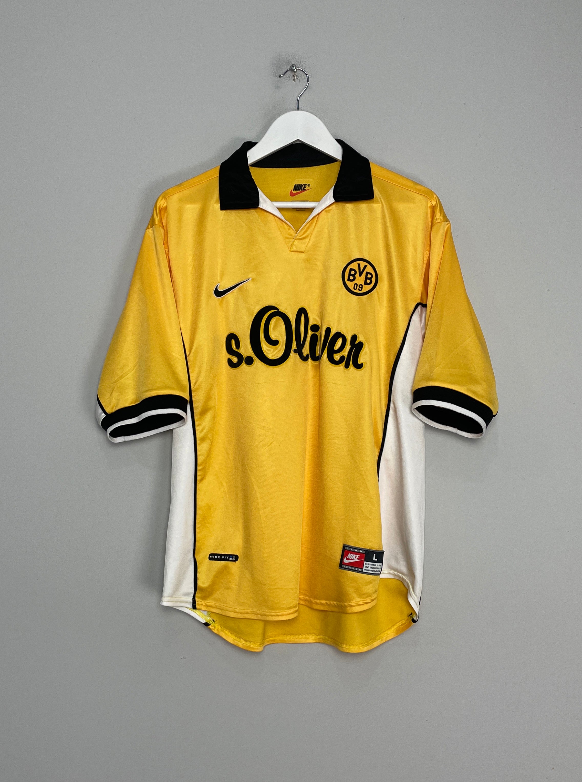 Shop 1998/00 DORTMUND HOME SHIRT (L) NIKE, classic football shirts, vintage football shirts & retro soccer jerseys at Cult Kits