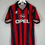 1995/96 AC MILAN MALDINI #3 HOME SHIRT (M) LOTTO