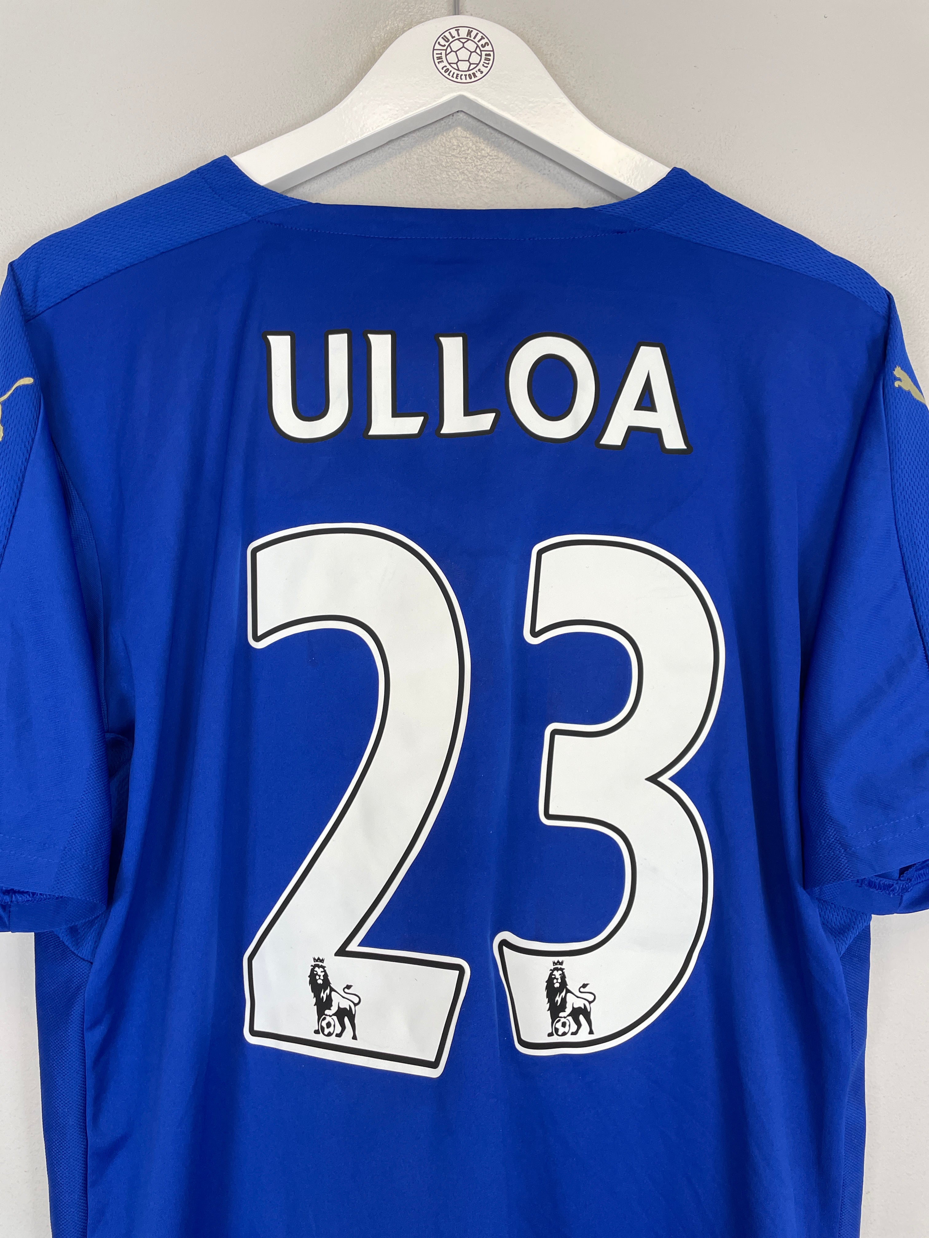 Shop 2015/16 LEICESTER CITY ULLOA #23 HOME SHIRT (L) PUMA, classic football shirts, vintage football shirts & retro soccer jerseys at Cult Kits