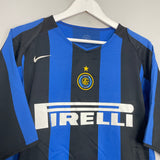 2004/05 INTER MILAN VIERI #32 HOME SHIRT (XL) NIKE