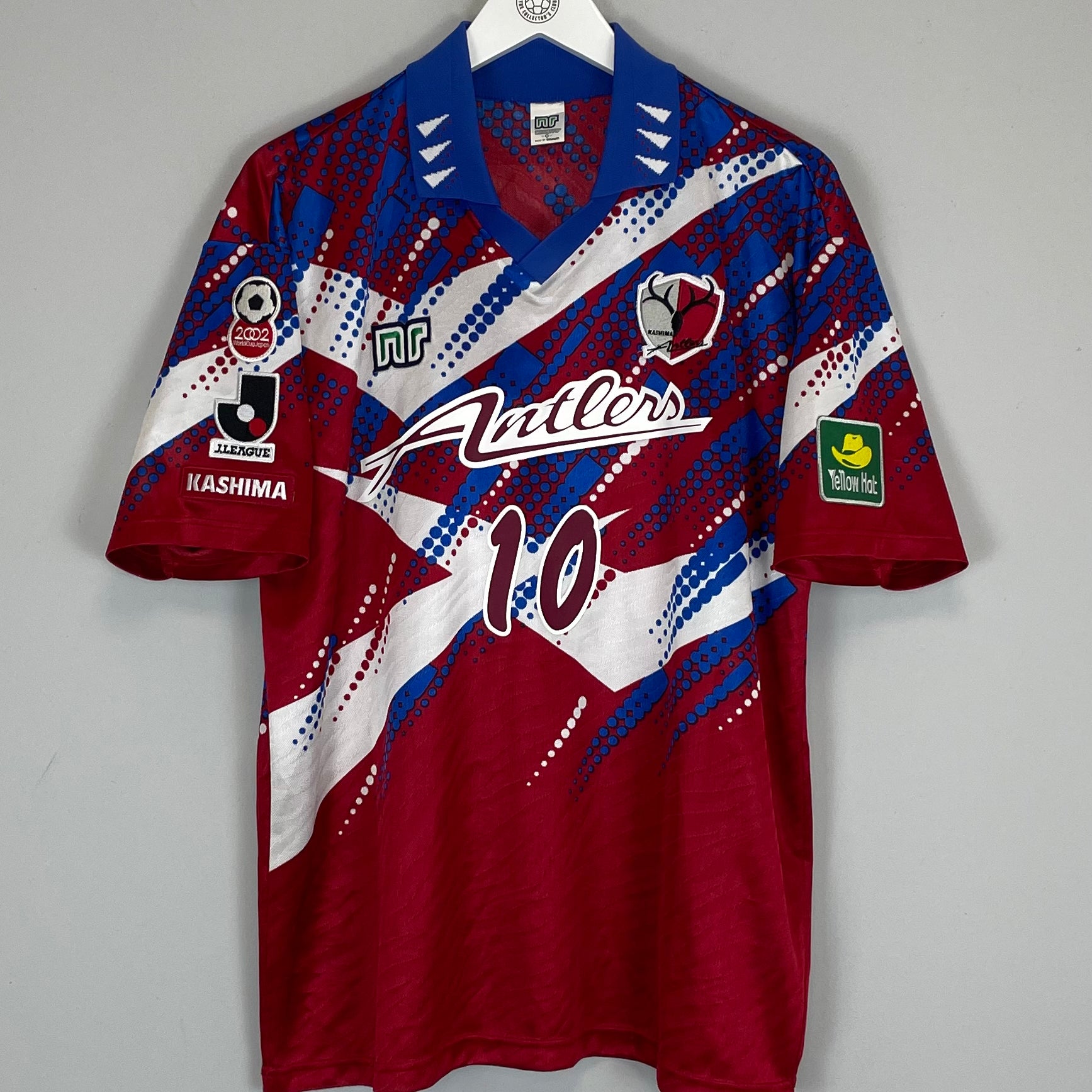 Shop 1996 KASHIMA ANTLERS LEONARDO #10 CUP HOME SHIRT (L) NR, classic football shirts, vintage football shirts & retro soccer jerseys at Cult Kits