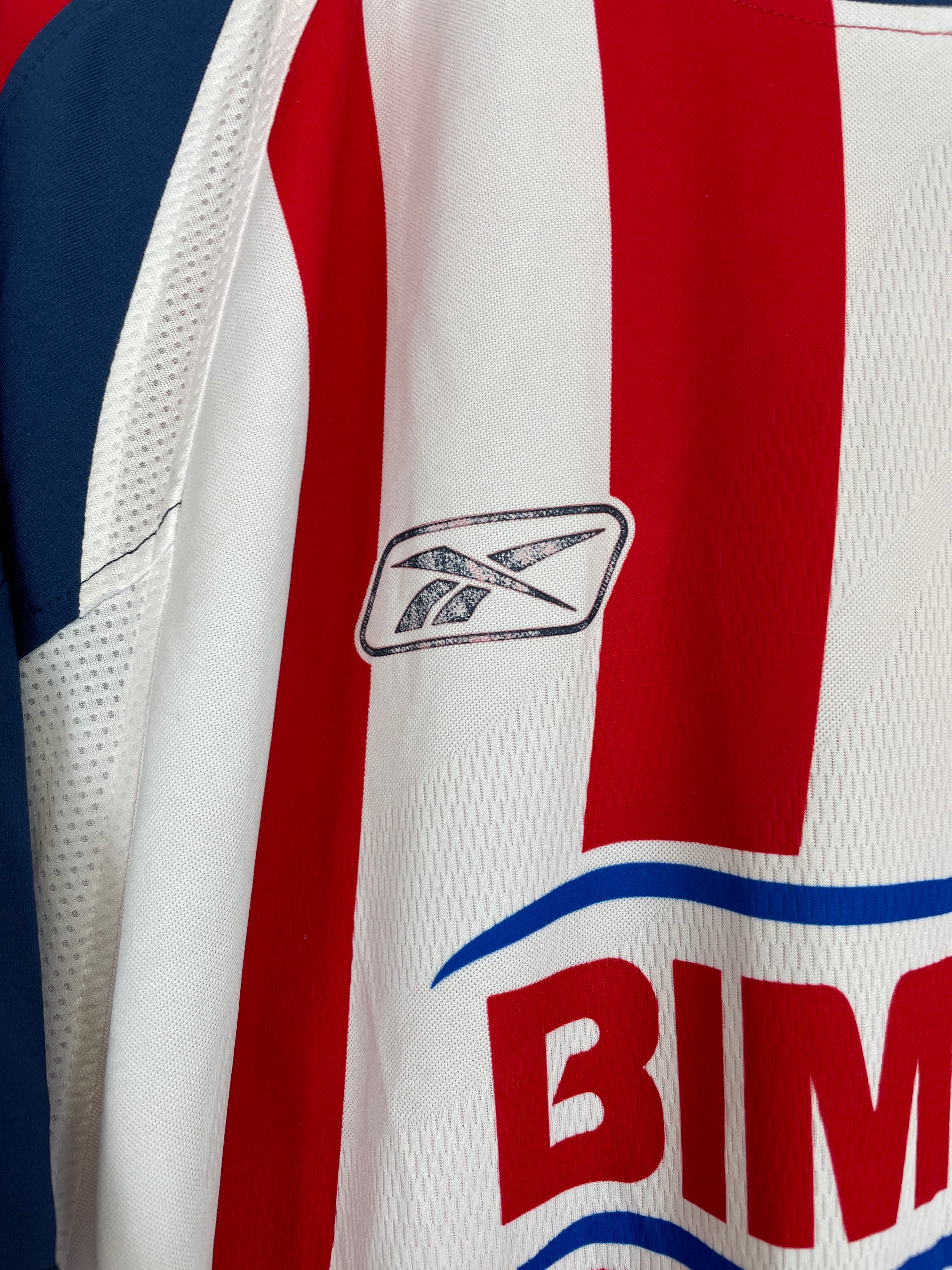 Shop 2008/09 CHIVAS GUADALAJARA HERNANDEZ #25 HOME SHIRT (L) REEBOK, classic football shirts, vintage football shirts & retro soccer jerseys at Cult Kits